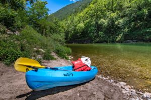 Location de canoes-kayaks ans le camping